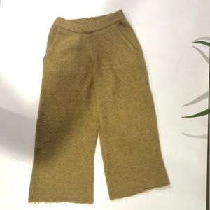 Zara wide leg cozy girls pants